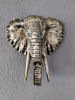 Olifanten kop brons hangend 40 cm, Verzamelen, Ophalen