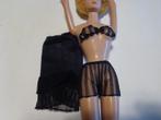 barbie vintage lingerie set zwart, Ophalen of Verzenden, Gebruikt, Kleertjes