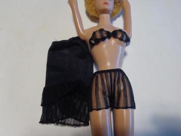 barbie vintage lingerie set zwart beschikbaar voor biedingen
