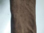 Nicky velours bruin (209), Overige materialen, Bruin, 120 cm of meer, Nieuw