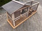 Konijn of cavia hok met verdieping, Dieren en Toebehoren, Knaagdieren en Konijnen | Hokken en Kooien, Ophalen, 60 tot 90 cm, Cavia