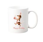 Verjaardagswens Mok, Ophalen of Verzenden, Winnie de Poeh of vrienden, Nieuw, Servies