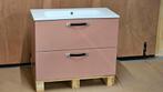 Detremmerie compact badmeubel No Limit 80x40 Roze NIEUW, Huis en Inrichting, Badkamer | Badkamermeubels, Ophalen, Nieuw, 50 tot 100 cm