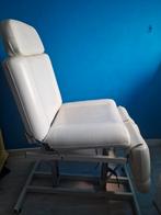 Behandelstoel, massagestoel, tattoostoel wit., Sport en Fitness, Ophalen, Gebruikt, Massagestoel of Kussen