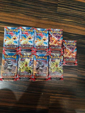 Obsidian Flames booster packs beschikbaar voor biedingen