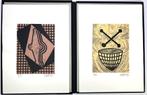 Map met zeefdrukken Hans Wap, "Signalen", 1991–1992, Antiek en Kunst, Ophalen of Verzenden