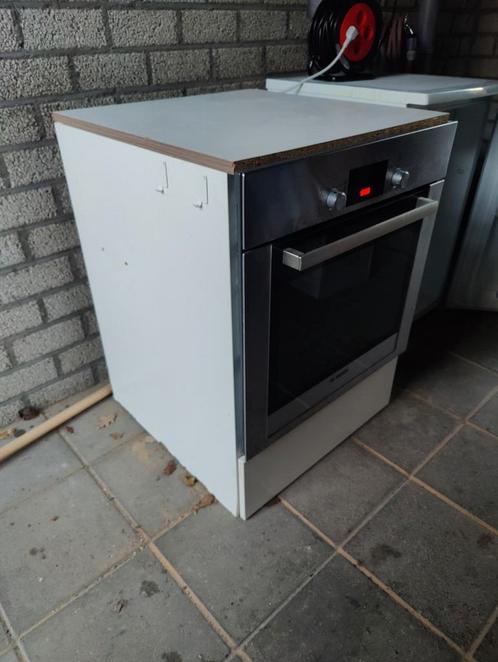 Bosch inbouwoven, 60cm breed, Witgoed en Apparatuur, Ovens, Gebruikt, Inbouw, Oven met grill, 60 cm of meer, 60 cm of meer, Hete lucht