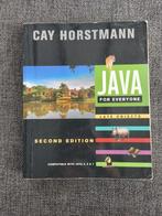 Java for Everyone: Late Objects – Cay Horstmann, Ophalen of Verzenden, Gelezen, Programmeertaal of Theorie