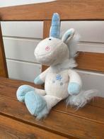Eenhoorn / unicorn knuffel blauw wit, Kinderen en Baby's, Speelgoed | Knuffels en Pluche, Overige typen, Ophalen of Verzenden