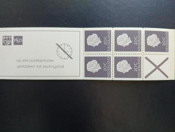 postzegelboekje PB6eF met groot telblok beschikbaar voor biedingen
