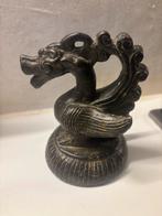 Antiek Birmaans Bronzen Opiumgewicht Draak, Antiek en Kunst, Antiek | Koper en Brons, Ophalen of Verzenden, Brons