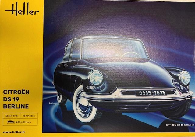 Coelianmodels, Heller, 80795, Citroën DS 19 , 1/16!, € 52,99, Hobby en Vrije tijd, Modelbouw | Auto's en Voertuigen, Nieuw, Auto