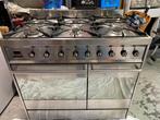 Smeg 6-pits gasfornuis met dubbele oven, Witgoed en Apparatuur, Fornuizen, Ophalen, 60 cm of meer, Zo goed als nieuw, Gas