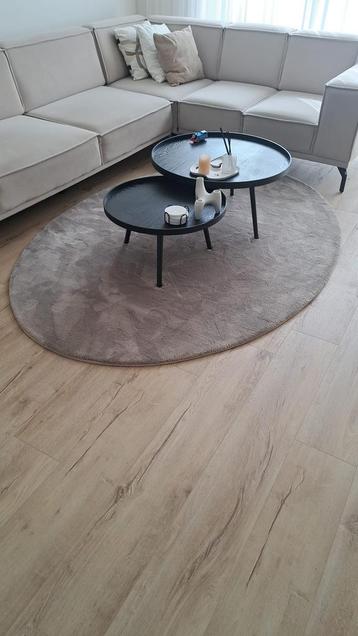 Ovaal vloerkleed Limasol caramel 160x200