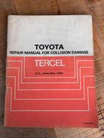 Reparatiehandboek Toyota Tercel, Ophalen of Verzenden