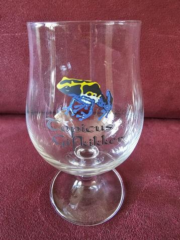 # Zeldzaam Topicus Gifkikker bierglas. Bier glas beschikbaar voor biedingen