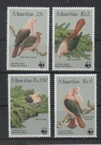 C602 Mauritius 609/12 postfris Vogels, Verzenden, Postfris, Dier of Natuur
