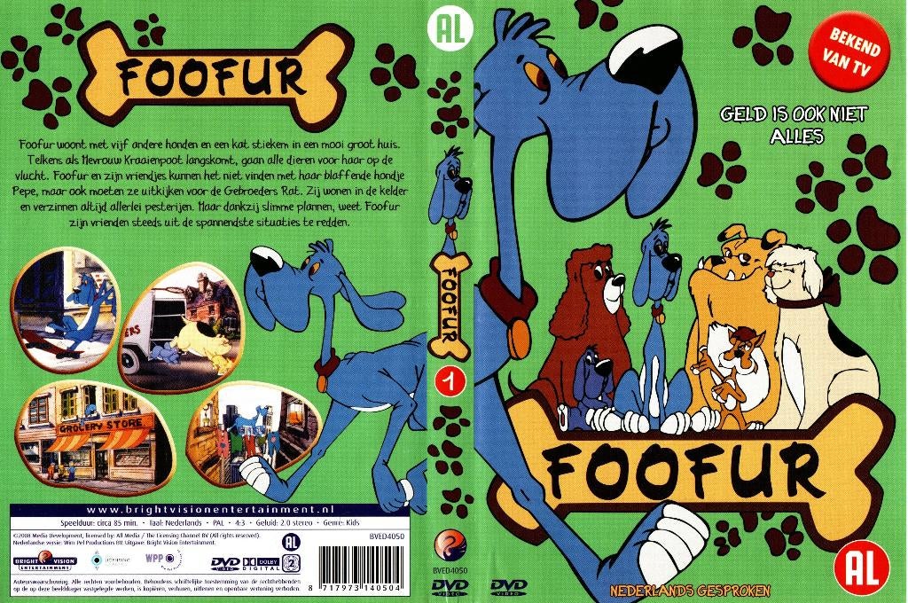 Foofer, deel 1, Cd's en Dvd's, Alle leeftijden, Ophalen of Verzenden, Zo goed als nieuw