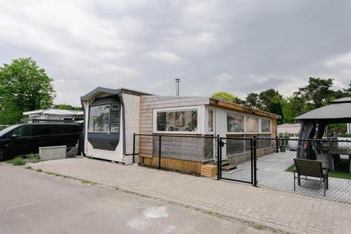 Stacaravan zonder jaarplaats inclusief grote aanbouw, Caravans en Kamperen, Stacaravans, tot en met 2, Ophalen