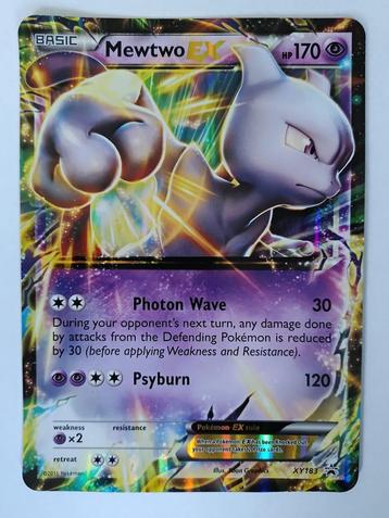 Pokémon kaart – Mewtwo EX [Jumbo] #XY183 – In goede staat beschikbaar voor biedingen