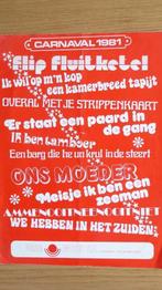 Carnaval 1981 (NADA MUSIC B.V.), Muziek en Instrumenten, Gebruikt, Verzenden, Artiest of Componist, Piano