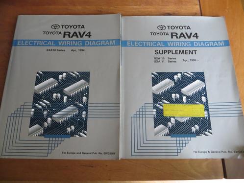 Toyota RAV4 SXA10 werkplaatshandboek elektrisch schema 1994, Auto diversen, Handleidingen en Instructieboekjes, Ophalen of Verzenden