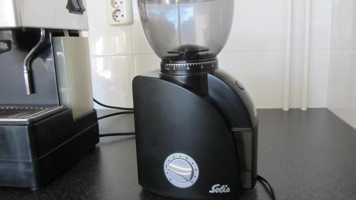 Koffiemolen Solis Scala Zero Static, type 1662, Witgoed en Apparatuur, Koffiemachine-accessoires, Zo goed als nieuw, Ophalen of Verzenden