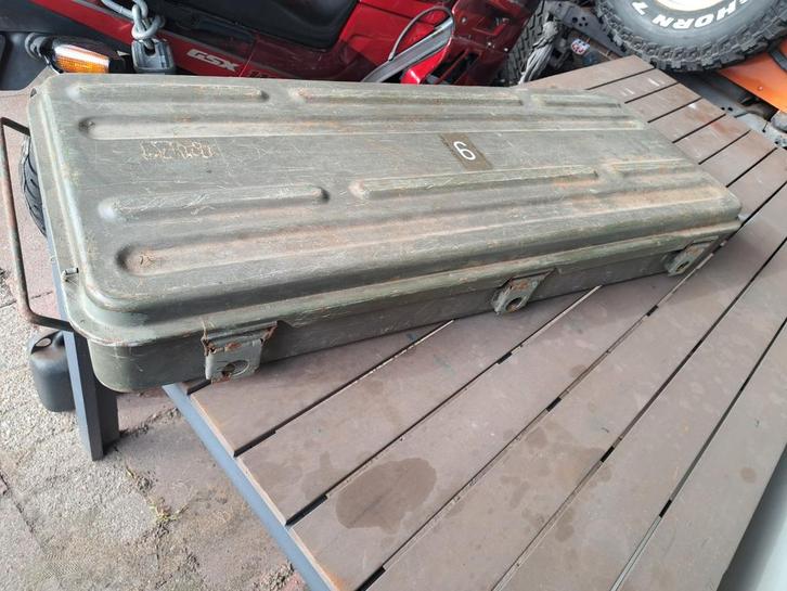 Grote Transportkist - 122x48x18 cm, Verzamelen, Militaria | Algemeen, Overige soorten, Kist of Geocache, Nederland, Ophalen