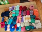 Groot Lot Wol en Garen - Diverse Kleuren en Soorten, Ophalen of Verzenden, Gebruikt, Breien of Haken, Wol of Garen