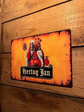 Metalen bord Hertog jan - 30 X 20 cm beschikbaar voor biedingen