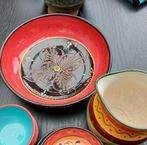 Tapas schaal en sangria kan, Verzenden, Overige stijlen, Aardewerk, Schaal of Schalen