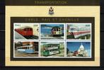 mali 1996 pf blok treinen railroad trains spoorwegen, Postzegels en Munten, Postzegels | Thematische zegels, Treinen, Ophalen of Verzenden