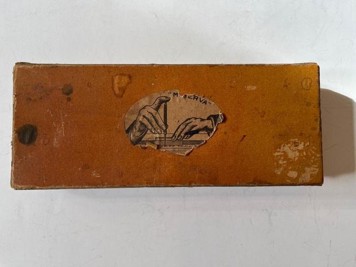 Minerva Schablonschrijftoestel Vintage, Verzamelen, Pennenverzamelingen, Gebruikt, Overige typen, Overige merken, Verzenden