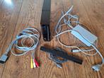 Wii Zwart, Ophalen of Verzenden, Zo goed als nieuw, Met 2 controllers, Met games