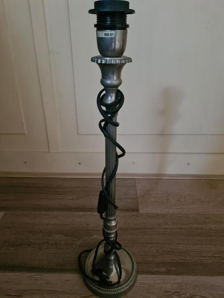 Vintage Tafellamp - Metaal, Huis en Inrichting, Lampen | Vloerlampen, Gebruikt, Minder dan 100 cm, Metaal, Ophalen of Verzenden