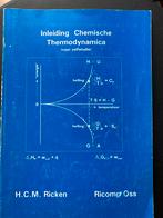 Chemische Thermodynamica - H.C.M. Ricken, Ophalen of Verzenden, Beta, Gelezen, HBO