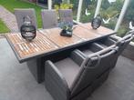 6 persoons tuinset, Ophalen, Gebruikt, Hout, 6 zitplaatsen