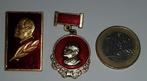 Vintage medailles Vladimir Lenin. Speldjes., Verzamelen, Ophalen of Verzenden, Overige soorten, Lintje, Medaille of Wings