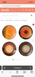 HKliving 70's Schotels - Set van 4 - Roasts, Huis en Inrichting, Keuken | Servies, Keramiek, Nieuw, Ophalen of Verzenden, Overige stijlen