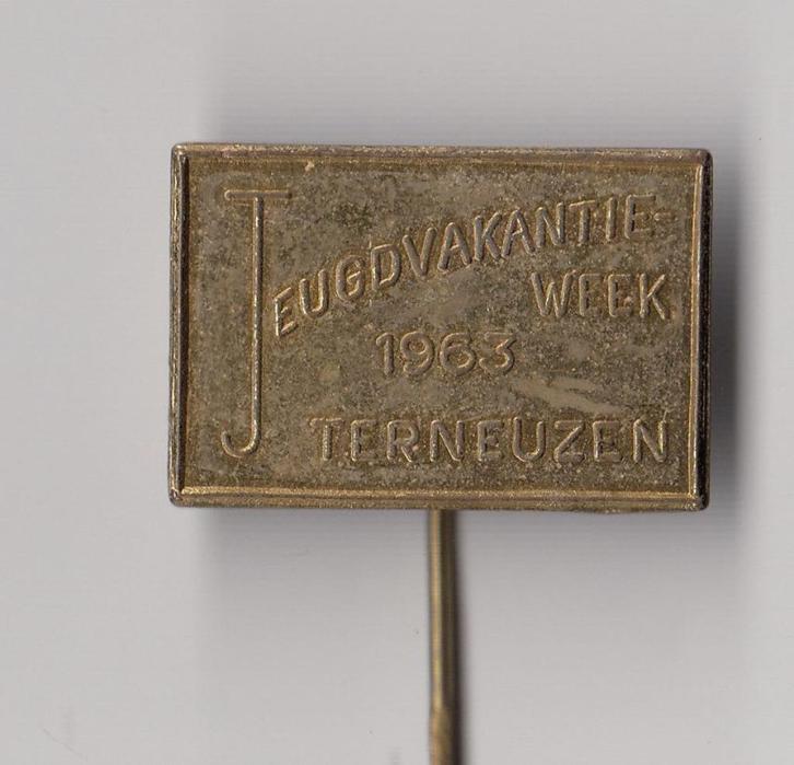 Terneuzen Jeugdvakantieweek Scouting misschien speldje, Verzamelen, Speldjes, Pins en Buttons, Gebruikt, Speldje of Pin, Overige onderwerpen