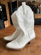 Witte Cowboy Laarzen - Maat 36, Ophalen of Verzenden, Zo goed als nieuw, Wit, Lage of Enkellaarzen