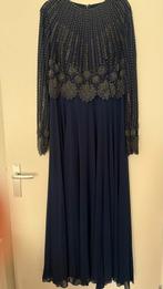 Donkerblauwe jurk voor gelegenhed., Kleding | Dames, Gelegenheidskleding, Galajurk, Blauw, Maat 42/44 (L), Ophalen of Verzenden