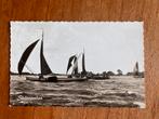 Skûtsjesilen. Sneeker Pan. 1959., Verzamelen, Scheepvaart, Ophalen of Verzenden, Gebruikt, Zeilboot, Kaart, Foto of Prent