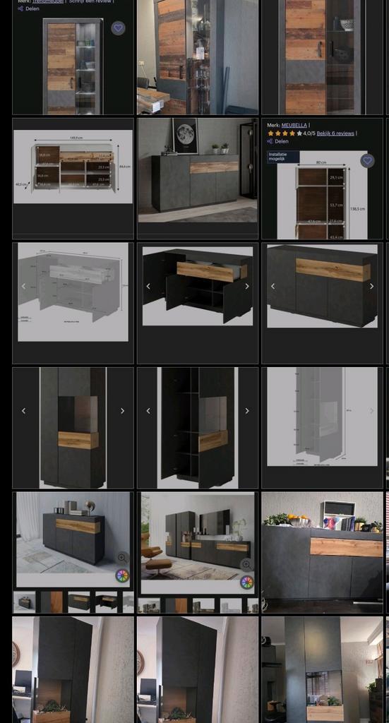 Kasten Sale: Vitrinekasten, Dressoir - Zo Goed Als Nieuw!, Huis en Inrichting, Kasten | Dressoirs, Zo goed als nieuw, 25 tot 50 cm