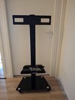 Mobiel Tv standaard op wieltjes, Ophalen, Zo goed als nieuw
