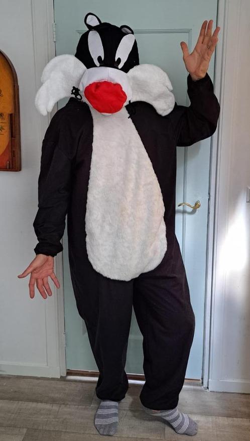 Sylvester pak verkleedfeest, Kinderen en Baby's, Carnavalskleding en Verkleedspullen, Zo goed als nieuw, Jongen of Meisje, 170 of groter