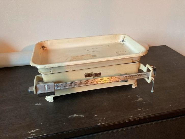 Antieke Adler Weegschaal, Antiek en Kunst, Antiek | Keukenbenodigdheden, Ophalen of Verzenden