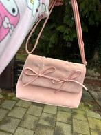 Roze coquette tas met strikjes, Sieraden, Tassen en Uiterlijk, Tassen | Damestassen, Ophalen of Verzenden, Nieuw, Roze, Schoudertasje