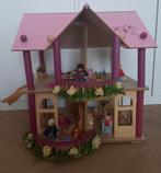 Eichhorn houten poppenhuis houten meubeltjes en goki popjes, Kinderen en Baby's, Ophalen of Verzenden, Zo goed als nieuw, Poppenhuis