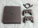 PlayStation 4 Slim 1TB + 2 Controllers + Games, Met 2 controllers, Ophalen of Verzenden, 1 TB, Slim